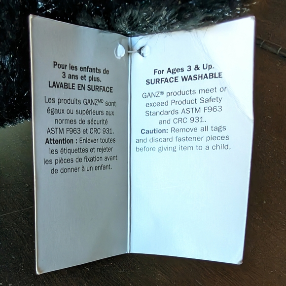 GANZ "Hadley" Cuddly Soft Teddy Bear - NWT - Picture 16 of 16